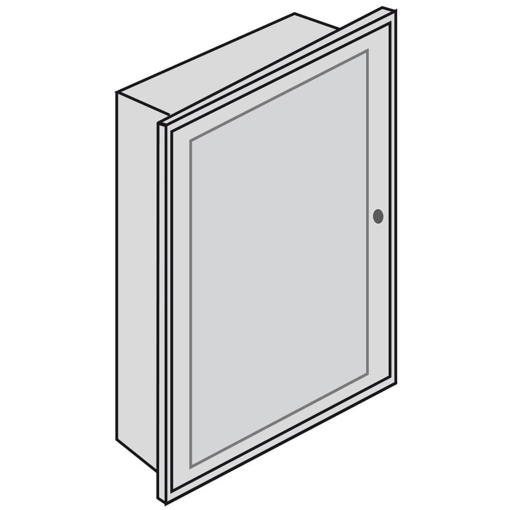TABLERO EMPOTRABLE METALICO 36 POLOS IP30 340X 590X 90MM BTDIN E209P/36D