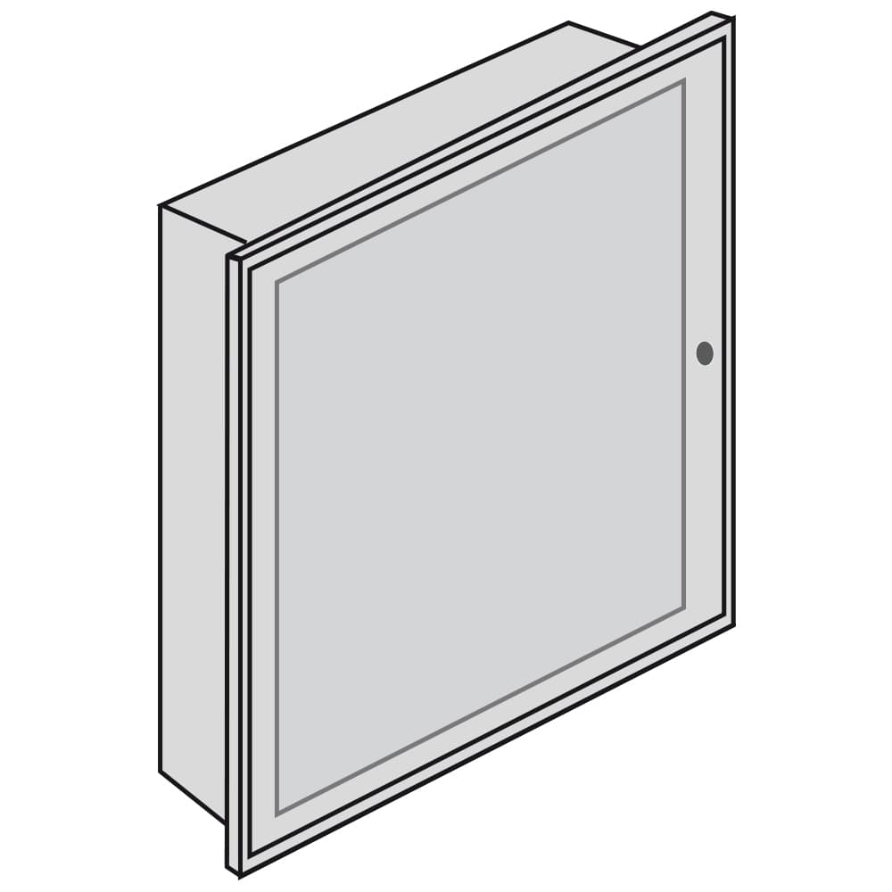 TABLERO EMPOTRABLE METALICO 54 POLOS IP30 500X 710X 90MM BTDIN E209P/54D