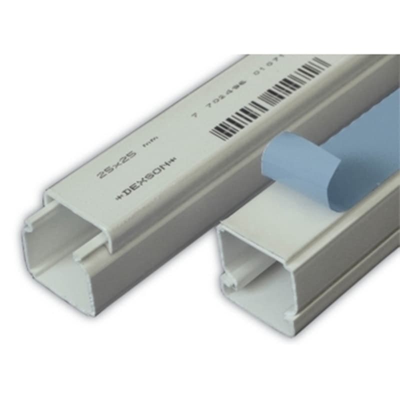 CANALETA PVC BLANCA 25X 25MM 2000MM IP42 DXN10081