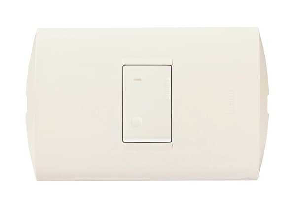 INTERRUPTOR SIMPLE 3 VIAS MARFIL 250V 15A PLACA MARFIL MODUS STYLE AE2101EM