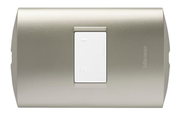 INTERRUPTOR SIMPLE 3 VIAS BLANCO 250V 10A PLACA PERLA MODUS STYLE AE2101EBNA