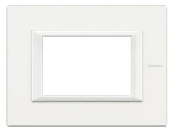 PLACA METAL 3 MOD COLOR BLANCO AXOLUTE HA4803HD