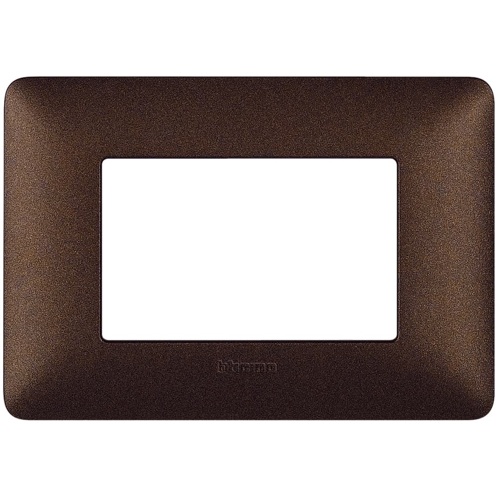 PLACA TECNOPOLIMERO 3 MOD COLOR MARRON MATIX AM4803TGG