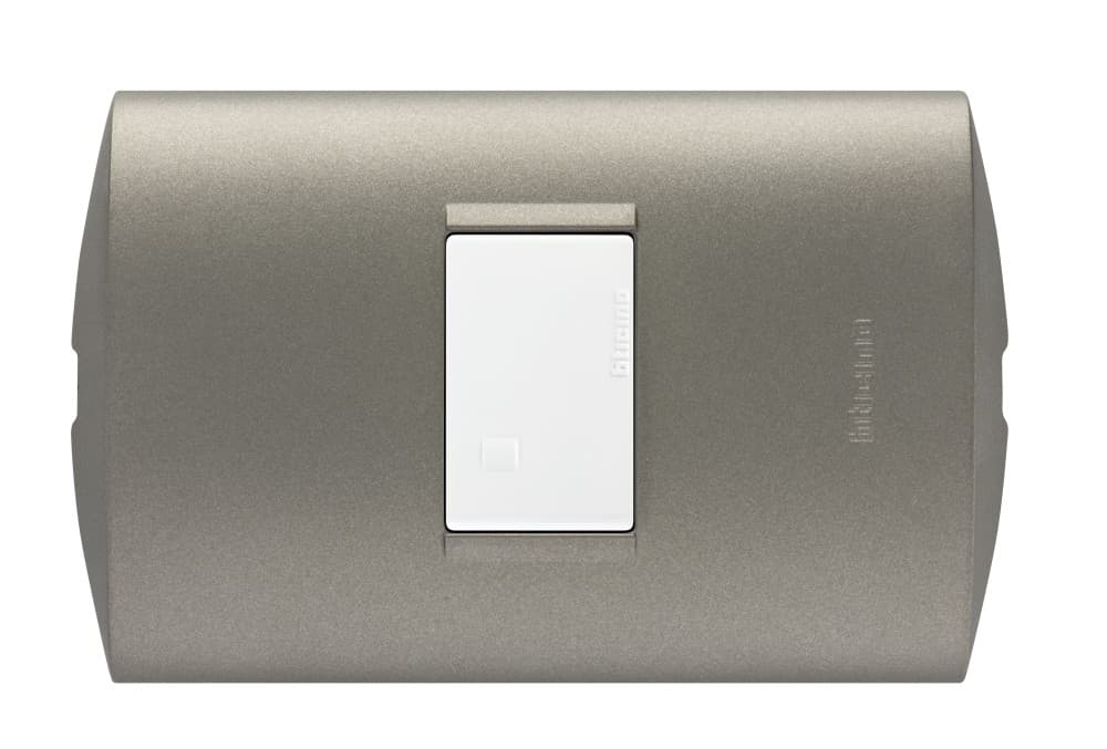 INTERRUPTOR SIMPLE 1P BLANCO 250V 10A PLACA TERRA MODUS STYLE AE2100EBTI