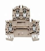 BORNERA CONEXION 2 PISOS BEIGE 4MM2 TORNILLO WDK4N