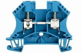 BORNERA CONEXION NEUTRO AZUL 6MM2 TORNILLO WDU6