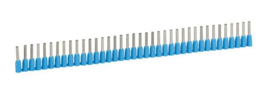 TERMINAL TUBULAR SIMPLE AISLADO 0.75MM2 AZUL STARFIX 037662
