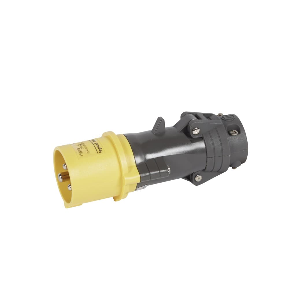 ENCHUFE IND AEREO 2P+T 16A 130VAC AMARILLO IP44 051940