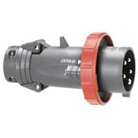 ENCHUFE IND AEREO 3P+T 32A 380/415VAC ROJO 6H IP67 053060