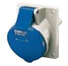 TOMA IND EMPOTRADO 3P+N+T 16A 400V ROJO 6H IP44 1473