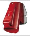 TOMA INDUSTRIAL ADOSABLE 3P+T 16A 400V ROJO 6H IP44 1268