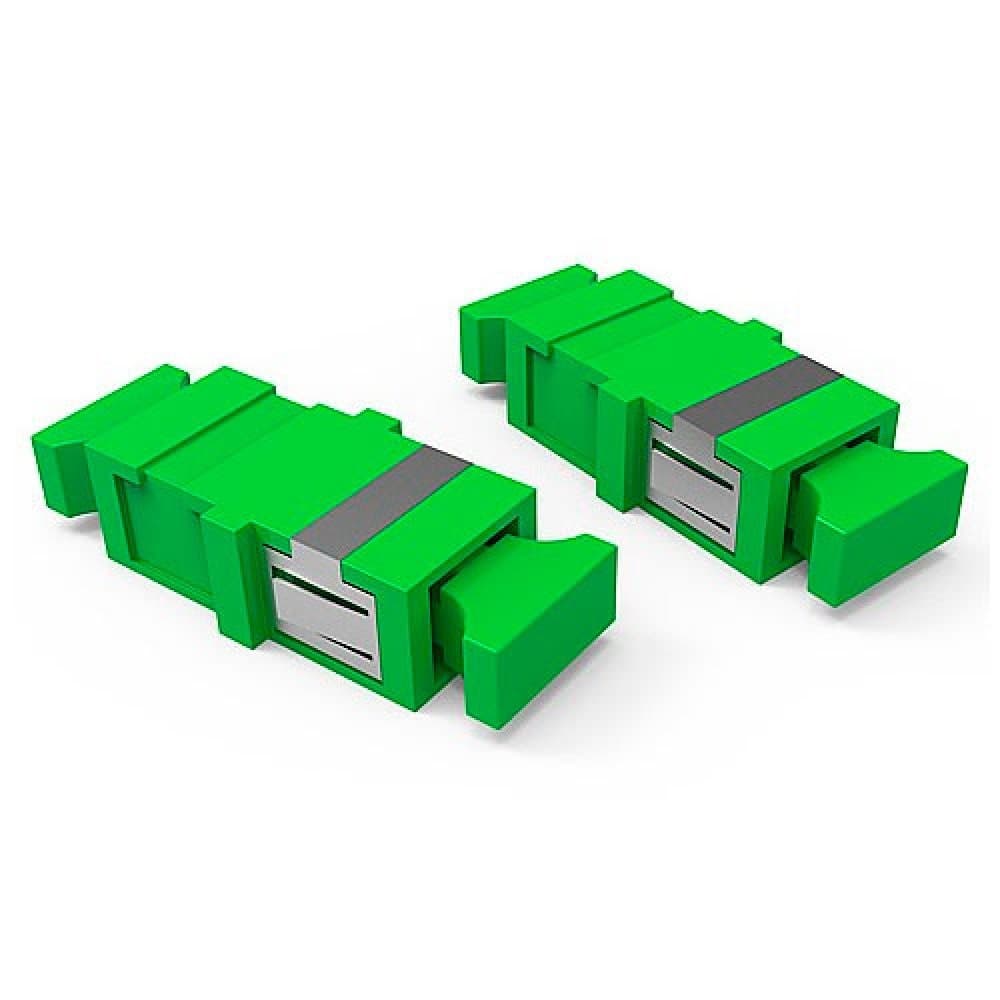 ACOPLADOR OPTICO SM SC-APC VERDE MONOFIBRA C/2UNID 35260323