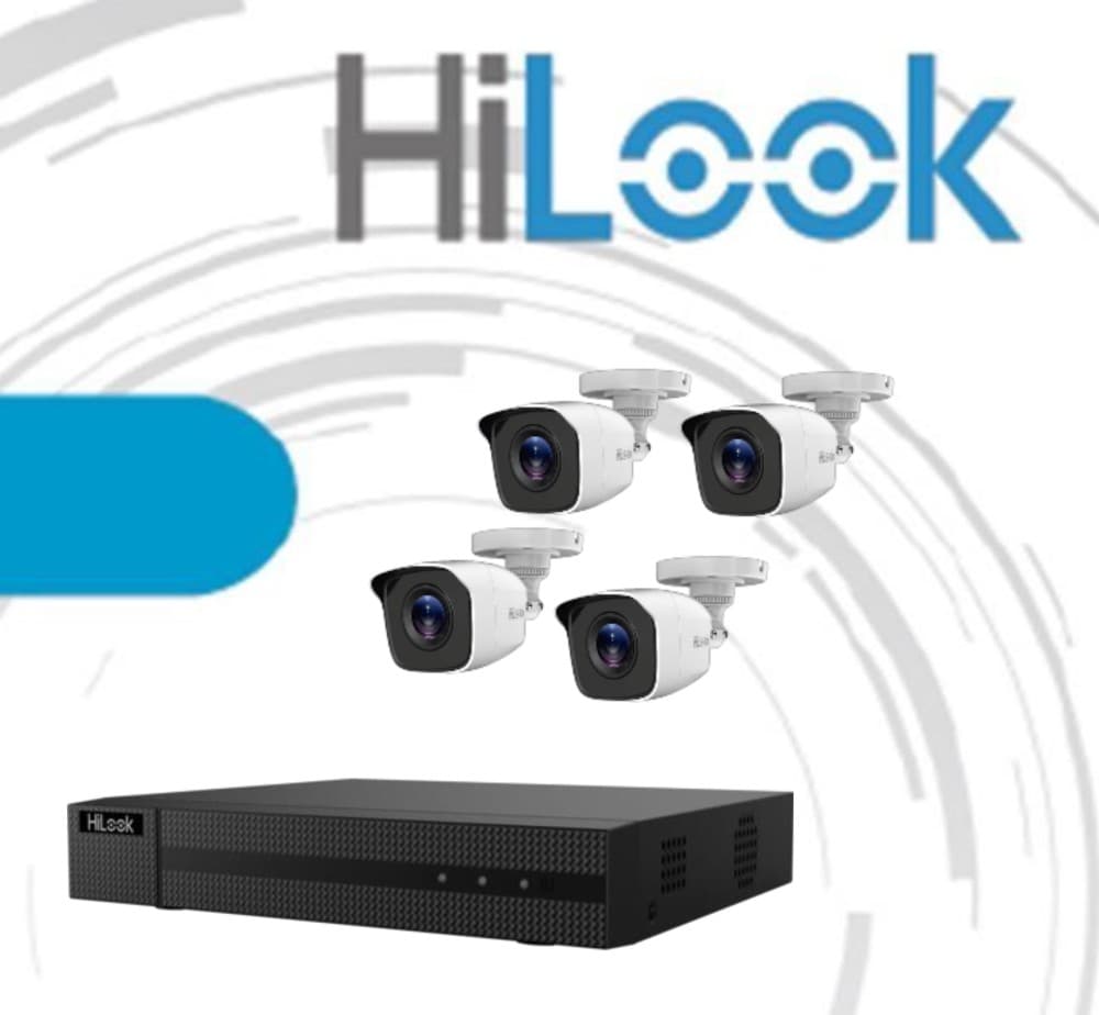 KIT VIDEOVIGIL CCTV/ANALOG (INCL 4THC-B120-PC(2.8MM) 1DVR-208G-K1 1HDD 1TB HIKIT/208G/4XB120PC
