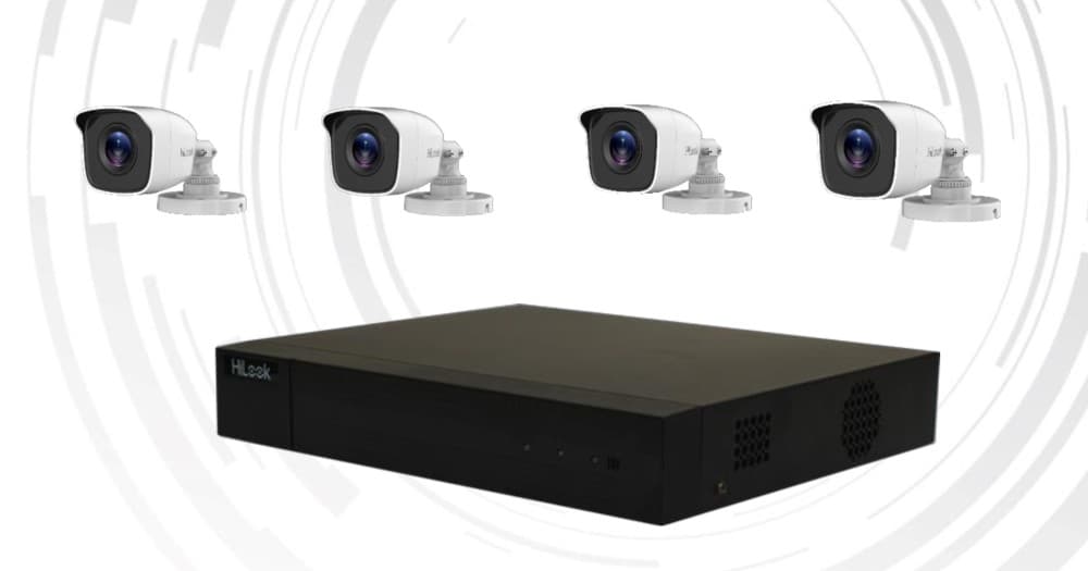 KIT VIDEOVIGIL CCTV/ANALOG (INCL 4THC-B120-M(3.6MM) 1DVR-204Q-K1 1HDD 1TB DS-J142I/HiKit/TK-4142BH-MP