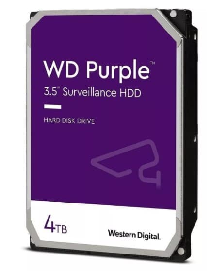 DISCO DURO SERIE PURPURA P/DVR/NVR 4TB WESTER DIGITAL WD40PURU-78