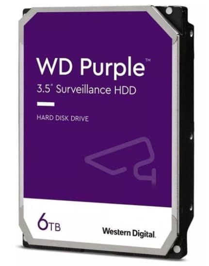 DISCO DURO SERIE PURPURA P/DVR/NVR 6TB WESTER DIGITAL WD62PURU-78