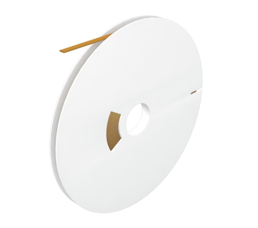 Etiqueta Termoretractil en Rollo HSS-HF 2.4-4.8 EL Y30M (Color Amarillo), 30 metros.