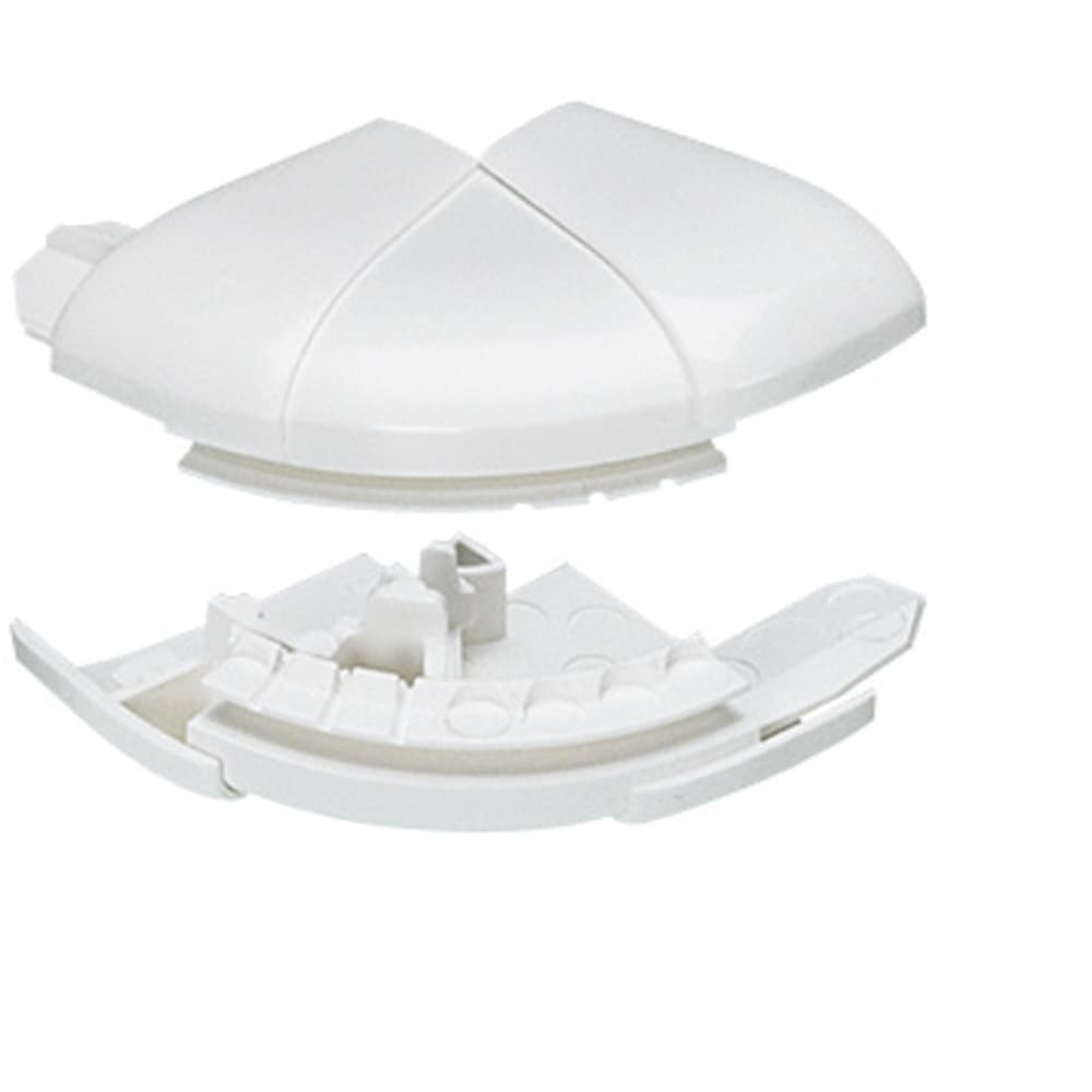 ANGULO EXTERNO BLANCO 80X50MM VARIABLE 60°/120° P/CANALETA DLP 010622