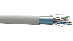 CABLE F/UTP C/PANTALLA CAT6A LSZH -3 4PARES 23AWG GRIS 305MTS