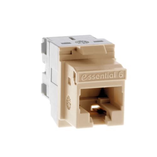 CONECTOR JACK RJ45 CAT6 MARFIL ESSENTIAL-6