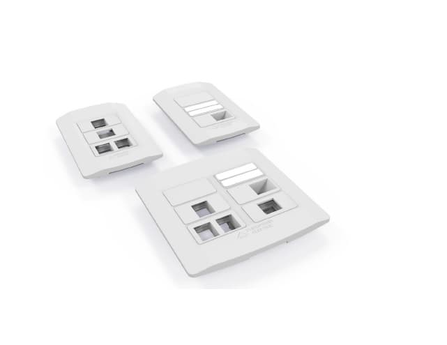 PLACA MODULAR 4"X2" BLANCO