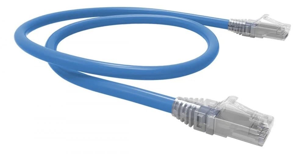 PATCH CORD LSZH-3 U/UTP CAT6 24AWG AZUL X 1MT T568A/B 35123221