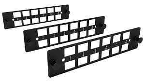 PLACA ADAPTADOR ACERO 12 LC/SC P/FIBRA OPTICA LGX