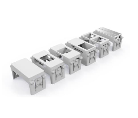 TAPA CIEGA 1 MOD BLANCO P/PLACA MODULAR