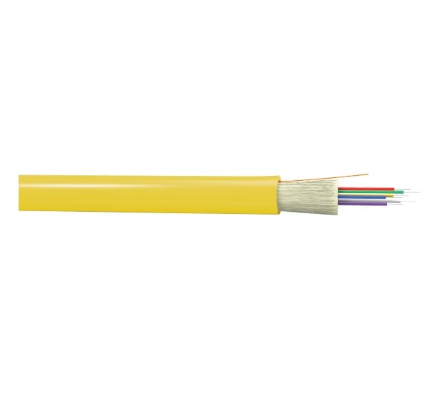 CABLE FIBRA OPTICA MONOMODO SM 9/125MM TIGHT BUFFER INT LSZH 12H AMARILLO BLI- G-657A1